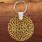 Leopard Print Key Chain Schlüsselanhänger (Vorderseite)