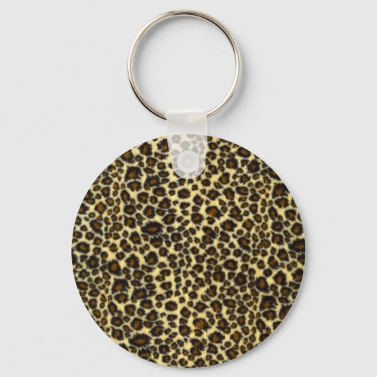 Leopard Print Key Chain Schlüsselanhänger (Vorderseite)