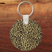Leopard Print Key Chain Schlüsselanhänger (Vorderseite)