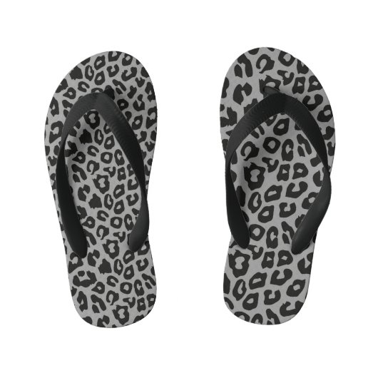 Leopard Print Kinderbadesandalen (Fußbett)