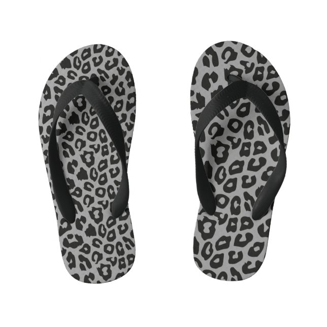 Leopard Print Kinderbadesandalen (Fußbett)