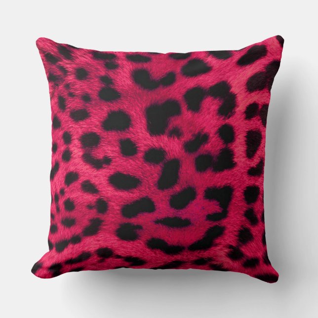 Leopard Print Kissen (Vorderseite)