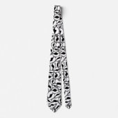 Leopard Print Kitch Retro Hochzeit Trauzeugen Krawatte (Vorderseite)