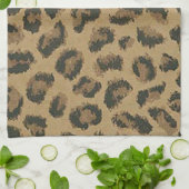 Leopard Print Kitchtuch Handtuch (Gefaltet)