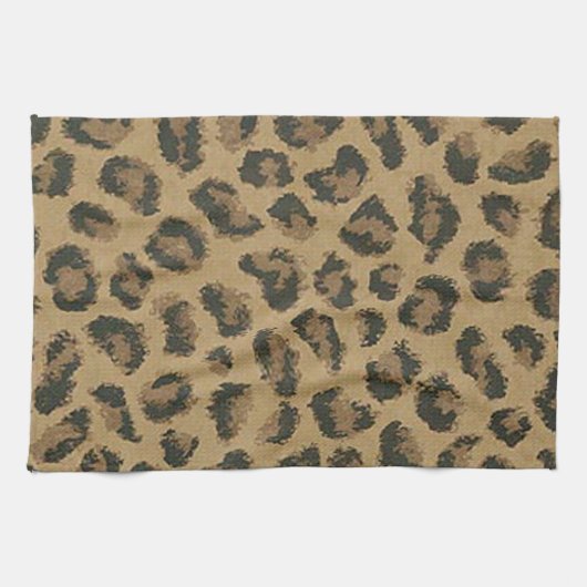 Leopard Print Kitchtuch Handtuch (Horizontal)