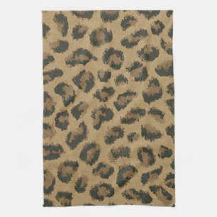 Leopard Print Kitchtuch Handtuch