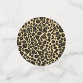 Leopard Print Konfetti (Klein Vorderseite)