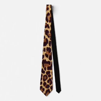 Leopard Print Krawatte