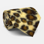 Leopard Print Krawatte (Gerollt)