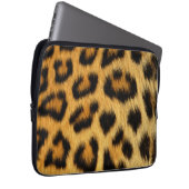 Leopard Print Laptopschutzhülle (Vorne Rechts)