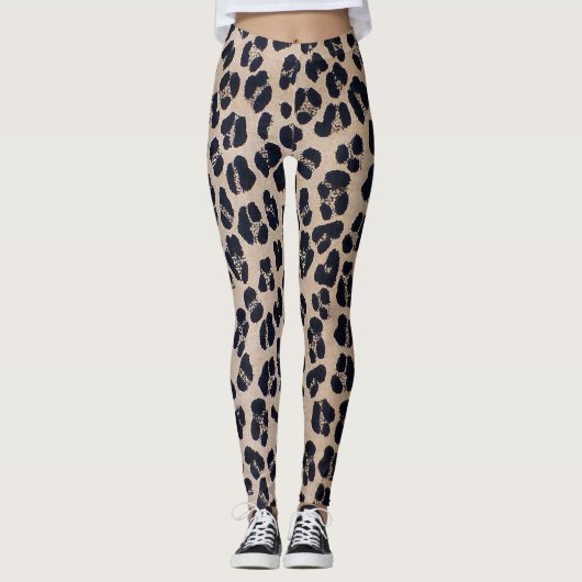 Leopard Print Leggings (Vorderseite)