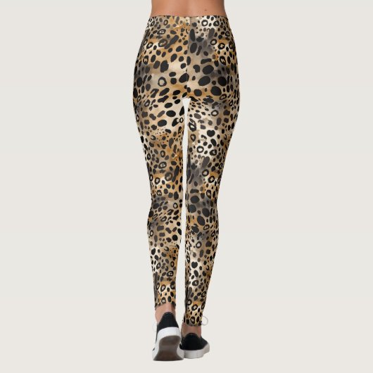 Leopard Print Leggings (Rückseite)