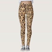 Leopard Print Leggings (Vorderseite)