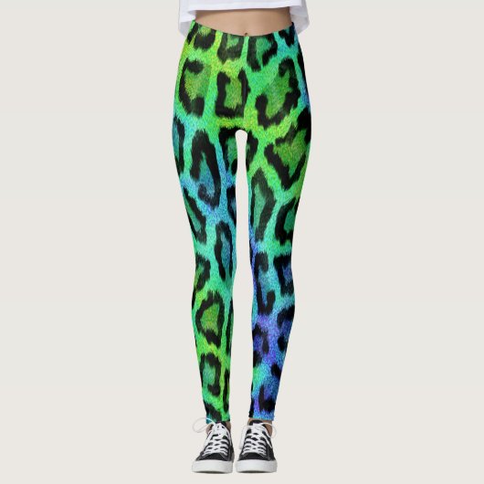 Leopard Print Leggings (Vorderseite)