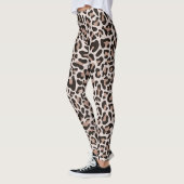 Leopard Print Leggings Rose Gold Hipster Chic (Links)