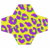 Leopard Print Lila Gelb grün Fußball (Flach)
