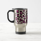 Leopard Print Lila Reisebecher (Links)