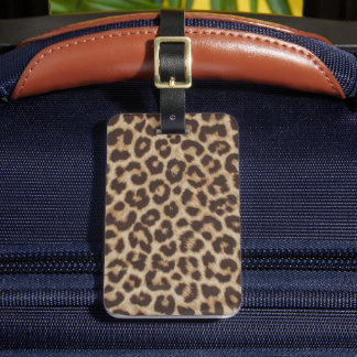 Leopard Print Luggage Tag Gepäckanhänger
