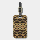 Leopard Print Luggage Tag Gepäckanhänger (Vorderseite vertikal)