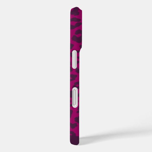 Leopard Print-Magenta- Case-Mate iPhone Hülle (Rückseite / Rechts)
