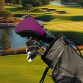 Leopard Print-Magenta- Golf Headcover