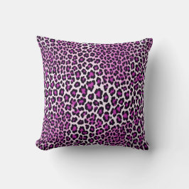 Leopard Print Magenta Pink Kissen