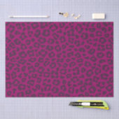 Leopard Print-Magenta- Seidenpapier (Handwerk)