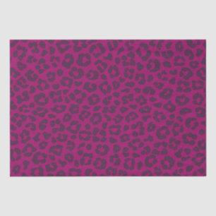 Leopard Print-Magenta- Seidenpapier