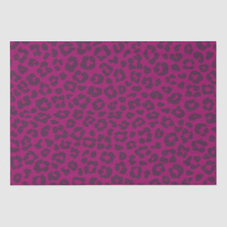 Leopard Print-Magenta- Seidenpapier