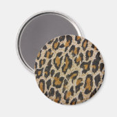 Leopard Print Magnet (Vorderseite/Rückseite)