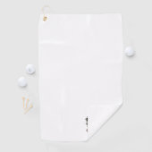 Leopard Print Mama Heart Golf Handtuch (Insitu)