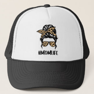 Leopard Print Mama Life Truckerkappe