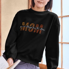 Leopard Print MAMA MUM Typografie - Stilvolle Mutt Sweatshirt