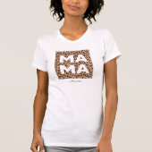 Leopard Print Mama und Mini Matching Outfit T-Shirt (Vorderseite)