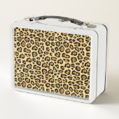 Leopard Print Metall Brotdose (Rückseite)