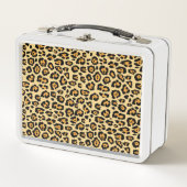 Leopard Print Metall Brotdose (Vorderseite)