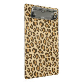 Leopard Print Mini-Zwischenablage Mini Klemmbrett (Schrägansicht)