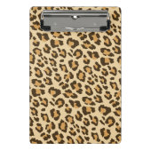 Leopard Print Mini-Zwischenablage Mini Klemmbrett (Vorderseite)