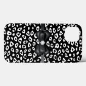 Leopard Print mit Bow Case-Mate iPhone Hülle (Rückseite (Horizontal))