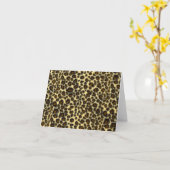 Leopard Print Mitteilungskarten (Gelbe Blume)