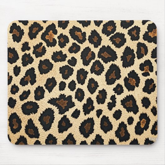 Leopard Print Mouse Mat Mousepad (Vorne)