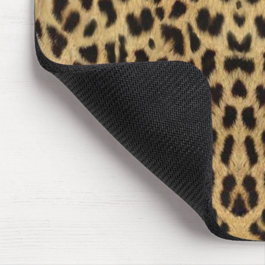 Leopard Print Mouse Pad Mousepad (Ecke)