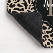 Leopard Print Mouse Pad Mousepad (Ecke)