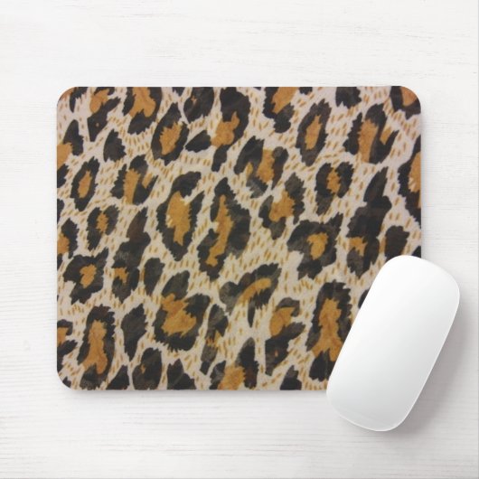 Leopard Print Mousepad (Mit Mouse)