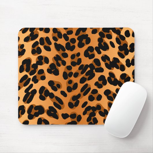 Leopard Print Mousepad (Mit Mouse)