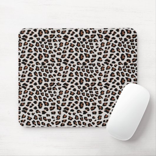 Leopard Print Mousepad (Mit Mouse)