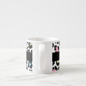 Leopard Print Multi Colors Espresso Tasse (Rückseite)