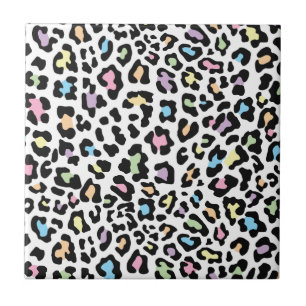Leopard Print Multi Colors Fliese