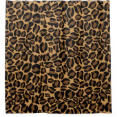 Leopard Print Muster Classic Dschungel Cheetah Duschvorhang (Vorderseite)
