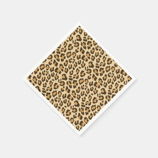 Leopard Print Napkins Serviette (Ecke)